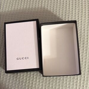 Gucci Black and White Logo Gift Box